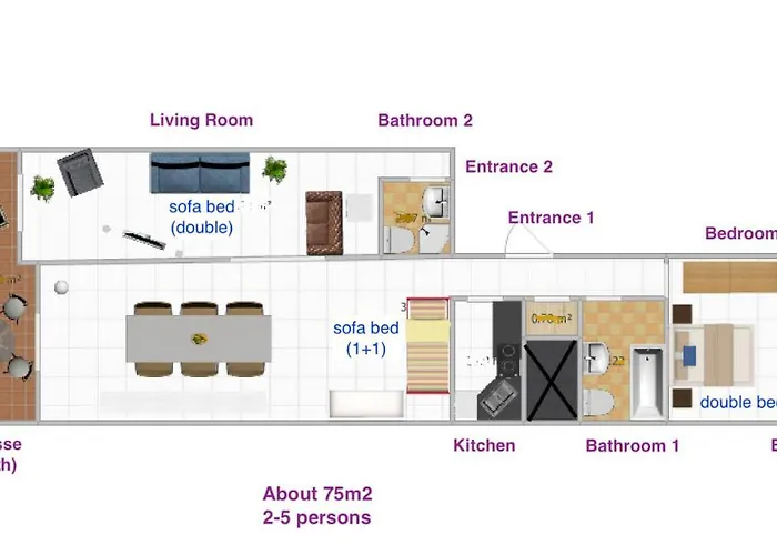 Flat In Juan * アンティーブ
